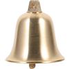 SEWACC Campana in ottone, mini campanella da fattoria, piccole campane, decorazione fai da te, per matrimonio, per feste, per feste, anti-smarrimento, campanella rotonda