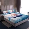 Loussiesd Set di lenzuola stampate a tema oceano lenzuola per bambini ragazzi ragazze nautico Sea Adventure Bedding set tramonto mare Decor lenzuolo con 2 federe 3 pezzi biancheria da letto matrimoniale