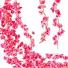 Fonyiunce 2 Pezzi Fiori di Ciliegio Artificiali, Rami Fiori di Ciliegio Finti 1,8M, Rosa Scuro Ghirlanda di Fiori 135 Fiori, Fiori Finti per Decorazioni per Matrimoni Feste Giardini Stanze Decor