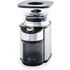 Lacor - 69485 - Macinacaffè elettrico Kaldi, piastre coniche in acciaio inox, 200 W, 19 livelli di macinazione, include cucchiaio e spazzola, capacità 200 g, 1 - 12 tazze, blocco di sicurezza, nero
