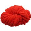 Générique Lana da lavoro a maglia grossa - Gomitolo di lana spessa per maglieria a mano e uncinetto - Progetti di decorazione per la casa e creativa - 250 g (rosso brillante)