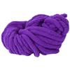 Générique Lana per Tricò a Maglia Grossa - Gomitolo di Lana Spessa per Tricò a Mano e Uncinetto - Progetti per Decorazione Interni e Creativi - 250g (Violetto Scuro)