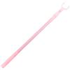 LALADEFIEE Bastone Telescopico Rosa per Stendibiancheria Gancio Resistente in Plastica, Asta Regolabile per Balconi e Uso Domestico