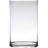 Hakbijl - Vaso a cilindro Cold Cut H. 30 cm, diametro 19 cm, trasparente rotondo