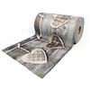SOFFICIOSO Corsia Tappeto Retro Antiscivolo Stampa Digitale Cucina Varie Fantasie 50x50 Cuori Grigio