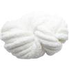 Générique Lana da lavoro a maglia grossa - Gomitolo di lana spessa per maglieria a mano e uncinetto - Progetti di decorazione per la casa e creativa - 250 g (bianco)