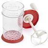 Betty Bossi 155004 Pressa per Gnocchetti, Plastica, Rosso, 11.2 x 11 x 28.6 cm