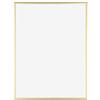 Homedecoration - Cornice 60x80 cm - Oro - Cornice per foto in Metallo con vetro plastico Antiriflesso - Cornice portafoto 60x80 cm - Kampen