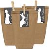 PaPIerDraCHeN 12 Sacchetti per Regali per la Pasqua Fai da Te e da riempire a Piacere - Cestino Pasquale Fai da Te con 12 Sacchetti di Carta e Adesivi con Coniglietto Pasquale - Design 12