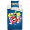 LYO Set di copripiumino Mario Bros 25 x 4 x 30 cm Azzurro Ala francese 2 Pezzi