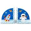 Mousehouse Gifts - fermalibri 3D in legno per bambini - tema razzo spaziale