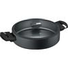 Berndes Padella 28 cm, in Alluminio Riciclato, per induzione, Realizzata al 100% in lattine di Bevande riciclate, Colore Nero