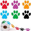 MaoNativey Adesivi a Forma di Zampa, 500 Pezzi Adesivi per Zampe di Cane,Adesivi Colorati con Stampa della Zampa per Etichette Artigianali per Album, Decorazione per Decalcomanie della Parete(6 Colori)