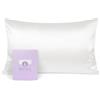 OLESILK 100% Mulbery Silk Pillowcase with Hidden Zipper for Hair And Skin, Both Sides 19mm Charmeuse Gift Box 1pc - Ivory, 40x60cm