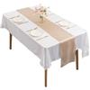 HSTWODE 1 runner da tavola in raso, lunghezza 30,5 x 274,3 cm, runner da tavola per matrimoni, feste di compleanno, banchetti, decorazioni, (champagne profondo)