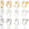 SOFPLATE 1 Scatola 24 Pezzi Convertitore per Orecchini In Oro In 12 Stile Convertitore per Orecchini A Clip In Argento Ottone Non Forato Placcato In Oro 18k con Inserto A Vite Sul Retro Risultati per