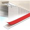 Generic Binario Adesivo per Tenda da Soffitto Bastone Tende Ultra Sottile Asta per Tende Oscuranti in Alluminio per Soggiorno Camera da Letto(White,1.10 m/3.6')
