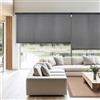 STOR PLANET | Tende a rullo Screen Pro Solar, Tende a rullo traslucide, Tenda termica isolante, Tende per finestre del soggiorno grandi, Tende da cucina, fino a 240cm di larghezza | Grafite 80x180cm