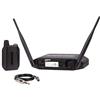 Shure GLXD14+ Sistema wireless professionale Dual Band per chitarra e basso con batteria 12 ore e raggio 30m, Incluso cavo jack 1/4 e ricevitore singolo canale