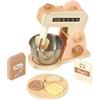 Mixer da Cucina Giocattolo in Legno Rosa Set da Pasticceria in Legno Pastello