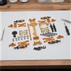 Kit di Ricambi in Metallo Scala 1:18 Auto RC Pratico per Modellismo, Modellisti