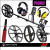 Minelab Metal Detector Manticore Minelab con 4 piastre M15 / M11 / M9 / M8 + Pinpointer Pro-Find 40 + Cuffie subacquee