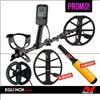 Minelab Metal Detector Equinox 900 con 3 piastre e cuffie / OMAGGIO Piastra EQX15 e Pinpointer Pro-Find 40
