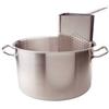 BALDASSARE AGNELLI S.P.A. Casseruola con 4 scomparti colapasta a spicchio con 2 maniglie cm 40 - casseruole