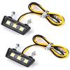 Joynine Luce Targa Moto LED Universale | 12V | Luce Targa | Fanale Posteriore Moto | Luci Posteriori Moto con 3 LED Super Luminosi | Impermeabile | per Tutti i Modelli di Moto e Quad