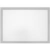 Q-Connect Tasche magnetiche A4 in PVC Q-Connect con cornice - argento - conf. 2 pz - KF11514 - F10432