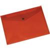 Q-Connect Busta portadocumenti con bottone Q-Connect A5 in PP rosso - KF03605 - F10406