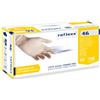 Reflexx Guanti monouso in lattice senza polvere Reflexx per laboratorio ambidestri - TG XS DPI Cat. III conf. 100 pz R46/XS - F10421