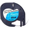 Q-Connect Nastro Q-Connect compatibile con etichettatrici Dymo LetraTag nero/blu 12 mm x 4 m - KF18842 - F10478