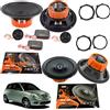 Hertz EvoTuning Hertz Dieci Kit 6 Casse per Lancia Ypsilon 03-11 con Adattatori e Cavi Ant+Post
