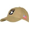Fostex Garments Cappello da Baseball 101st Divisione Airborne Screaming Eagle Paracadutisti USA (Coyote Tan)