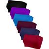 Geyoga 6 Reggiseni (XXL, Nero, Viola, Blu Lago, Rosso Violaceo, Blu Navy, Borgogna)