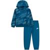 NIKE Tuta da Bambini con Cappuccio Weight Light Blu Taglia 4-5 A Codice 86N486-E54