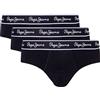 Pepe Jeans Pepe Bf 3P, Slip Uomo, Nero (Black),S