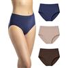 Risalti Slip Donna Vita Alta Microfibra Seamless 3Pz - Mutande Donna Senza Cuciture ed Etichette, Elasticizzate, Traspiranti, Intimo Morbido Effetto Seconda Pelle - Made in Italy