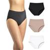 Risalti Slip Donna Vita Alta Microfibra Seamless 3Pz - Mutande Donna Senza Cuciture ed Etichette, Elasticizzate, Traspiranti, Intimo Morbido Effetto Seconda Pelle - Made in Italy