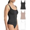 Risalti Canotta Donna Microfibra Spalla Larga 3 pz- Canottiera Donna Elegante, Intimo più Morbido delle Canottiere Donna Cotone, Caraco Senza Cuciture, Women Underwear- Made in Italy