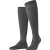 FALKE Tiago M Kh sostenibili cotone filo di Scozia al ginocchio tinta unita 1 paio, Calzini lunghi Uomo, Grigio Steel Melange 3165, 41-42
