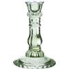 Blanc Mariclo Portacandela in Vetro Verde Vent du Sud D12xH17 cm