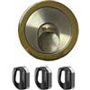 Disec Defender magnetico Monolito MR500 H.25 3 chiavi Ottone lucido