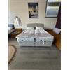 VISPRING Set completo Vispring: 2 Materassi Matrimoniali Regal (Medium e Firm), Sommier Prestige, Testata Elba, Topper Opulence 180x200 cm