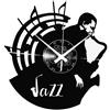 Instant Karma Clocks | Orologio da Parete Jazz Sax | Design Artistico con Musicista e Note | Arredo per Appassionati di Musica Studio Bar Salotto Lounge o Sala Prove