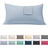 ECOMMERC3 Federe per cuscino 50x75 cm set 2 pezzi | Azzurro