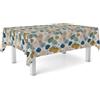 ECOMMERC3 Tovaglia cerata antimacchia rettangolare 200x140 cm Tormes Verde | Per la cucina di tutti i giorni, tinta unita e quadretti vichy, tela cerata impermeabile, si pulisce con un panno