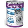 Gemon per Gatti Adulti Sterilizzati Bocconcini con Tonno e Pesce Bianco da 415 gr