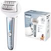 Panasonic Epilatore Wet & Dry PANASONIC ES-EL2A-A503 3 accessori inclusi 3 velocità Testina girevole Funzione di visione impermeabile